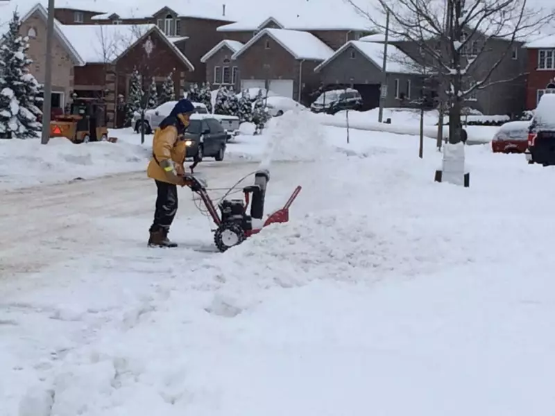 Barrie Issues Winter Safety Tips: Shovel Driveways to Avoid Being Plowed In