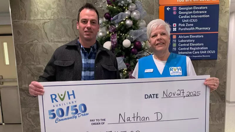 Barrie Man Wins $342,745 Jackpot in RVH Auxiliary 50/50 November Draw