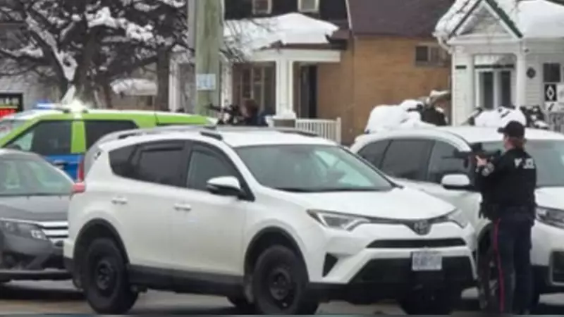 Barrie Police Block Essa Road, Draw Weapons in Trespasser Search