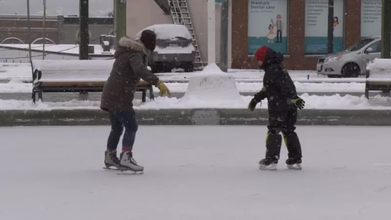 Barrie's Outdoor Rinks Open for Winter Season, Including Circle at the Centre