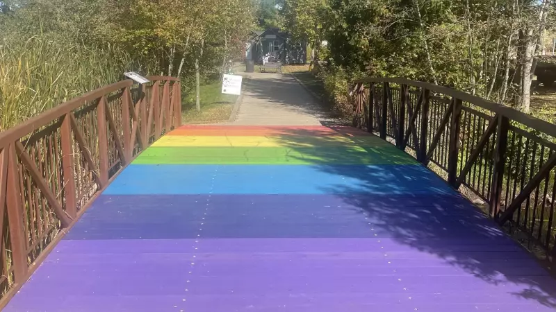Barrie's Rainbow Bridge Transformed into Community Pet Memorial
