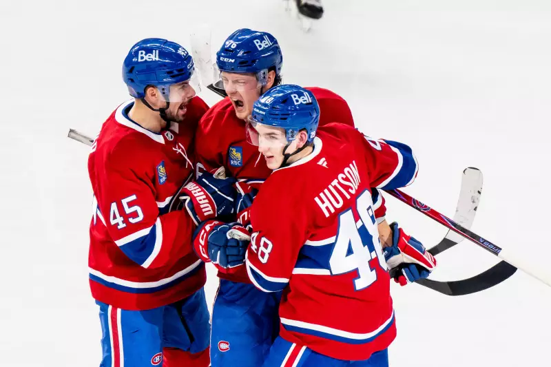 Bolduc, Hutson Lead Canadiens to 4-1 Victory Over Blackhawks