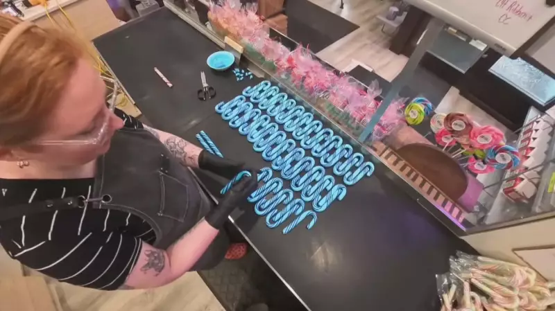 Calgary Confectioner Reveals the Precise Art of Candy Cane Creation