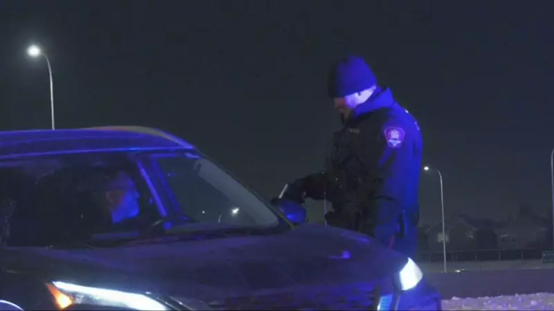Calgary Police Launch Checkstop on Stoney Trail for National Impaired Driving Day