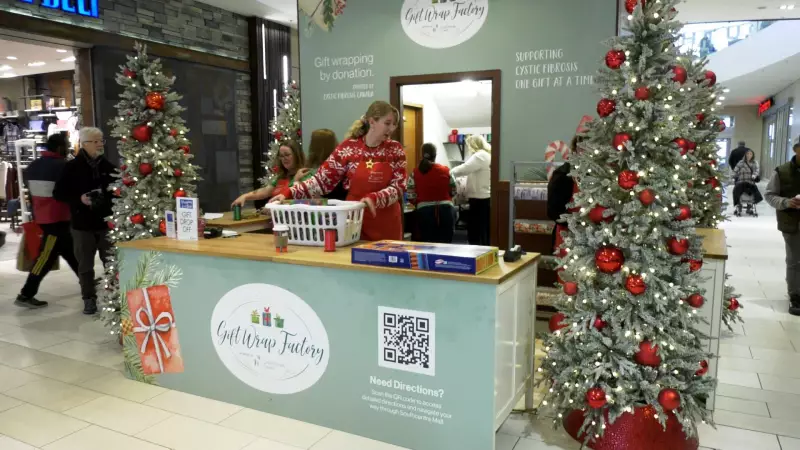 Calgary Volunteers Wrap Thousands of Gifts for Cystic Fibrosis Canada