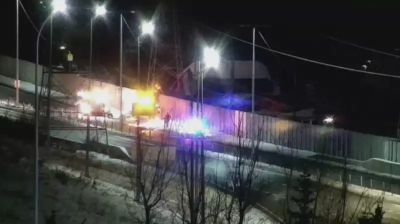 Calgary Woman Hospitalized After Single-Vehicle Crash on Sarcee Trail