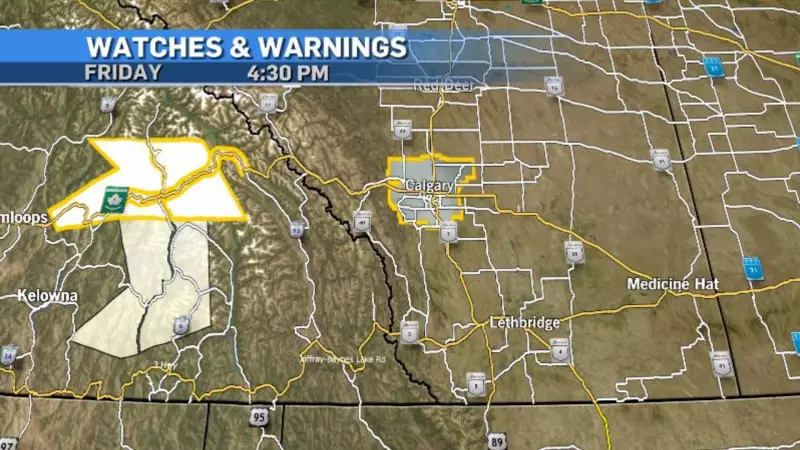 Calgary's First December Weekend Begins with Snow and Cold Snap