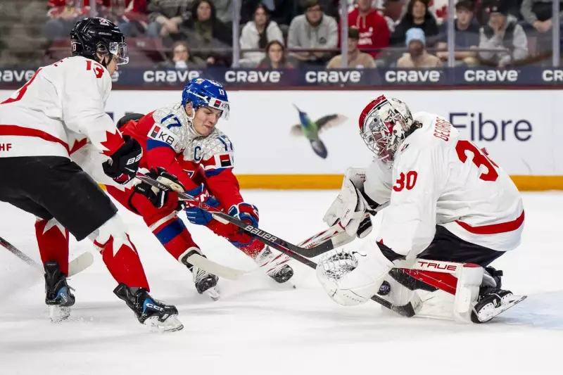 Calgary's Parekh Scores Twice as Canada Edges Czechia in World Juniors Opener