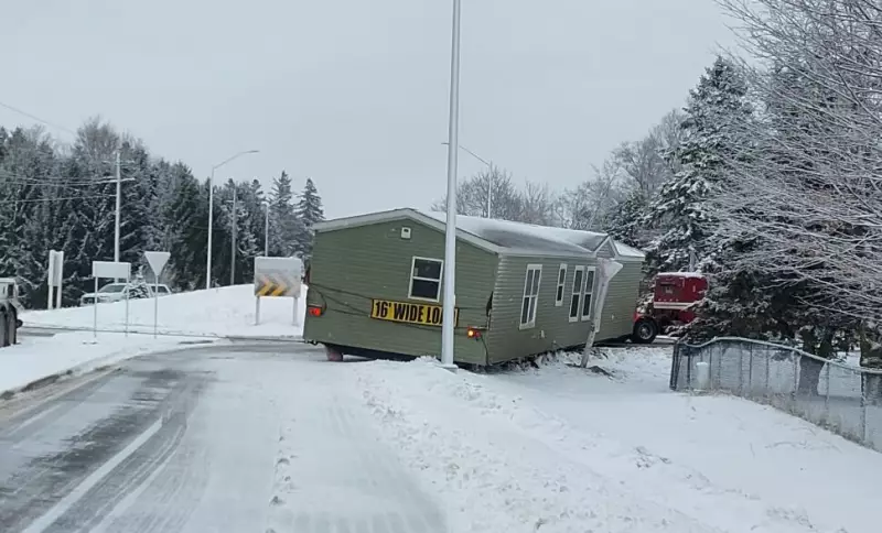 Collision Shuts Down Roundabout Near Belwood, OPP Responds
