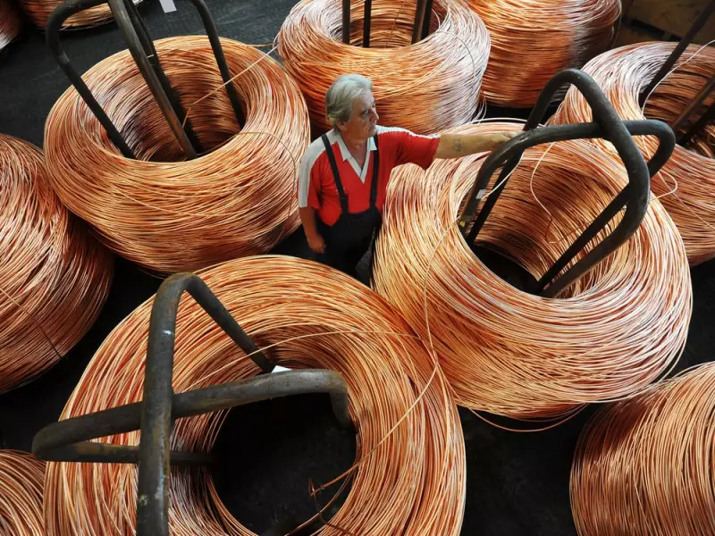 Copper Nears $12,000/Ton, Set for Biggest Annual Gain Since 2009