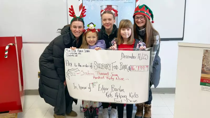 Edgar Burton Food Drive Marks Another Record Year in Sudbury