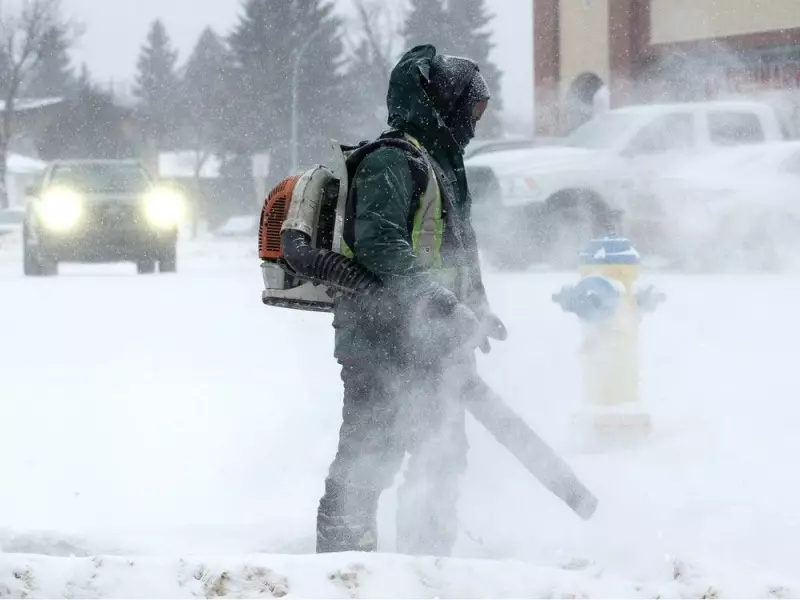 Edmonton Braces for 15 cm Christmas Eve Snowstorm, RCMP Urges Safety