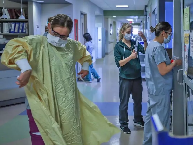 Edmonton Hospitals Overwhelmed by Virus Surge Days Before Christmas