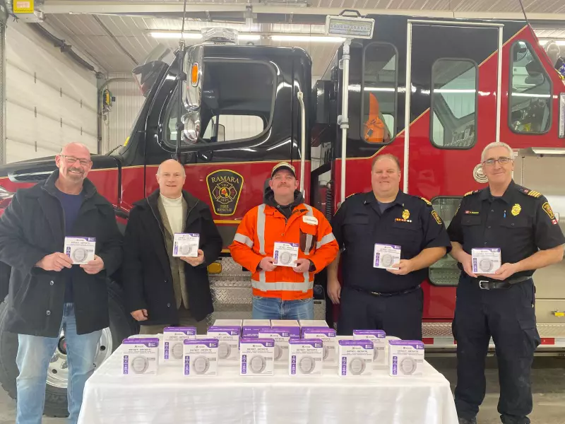 Enbridge Gas Donates Combination Alarms to Ramara Fire Department