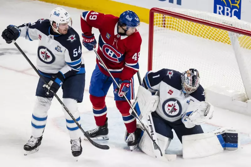 Eric Comrie's 'Absolutely Fantastic' Performance Highlights Jets' Shootout Loss to Canadiens