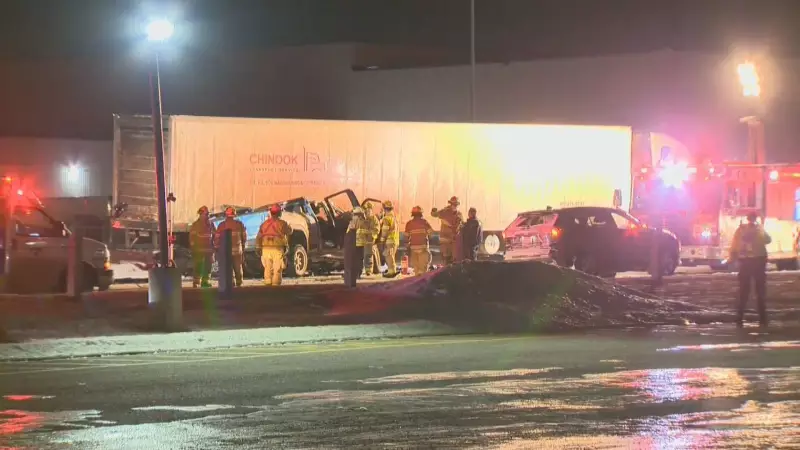 Fatal Crash in Calgary's Southeast: One Dead After Semi-Truck Collision