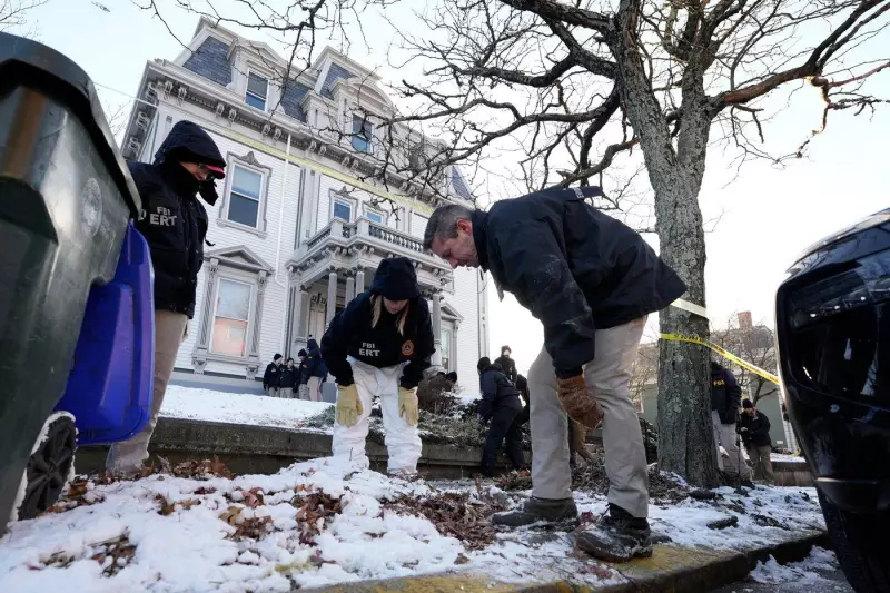 FBI Evidence Teams Search for Brown University Shooter in Providence
