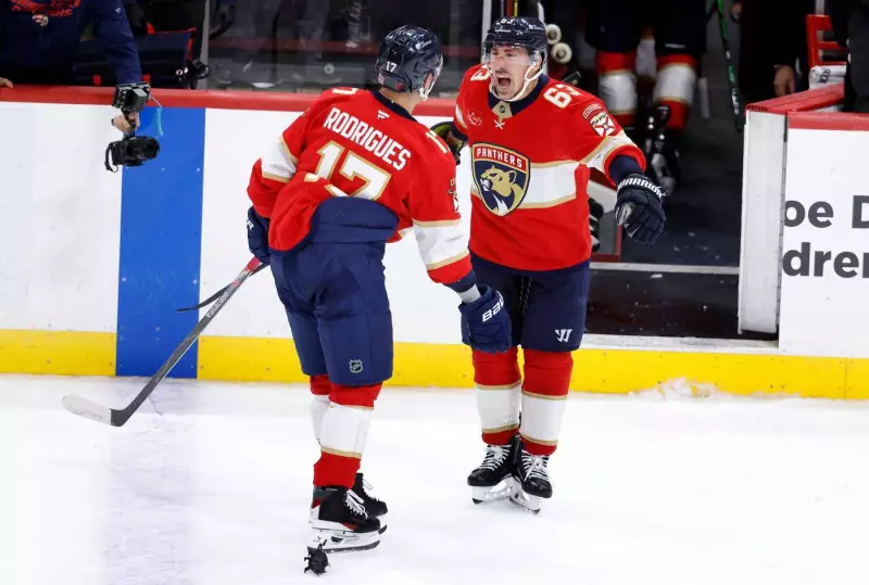 Florida Panthers Honour Brad Marchand's 1,000th NHL Point in Pre-Game Ceremony