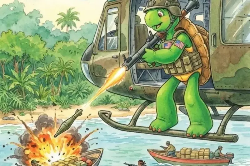 Franklin the Turtle Meme Sparks Outrage: U.S. Official's Altered Image Condemned