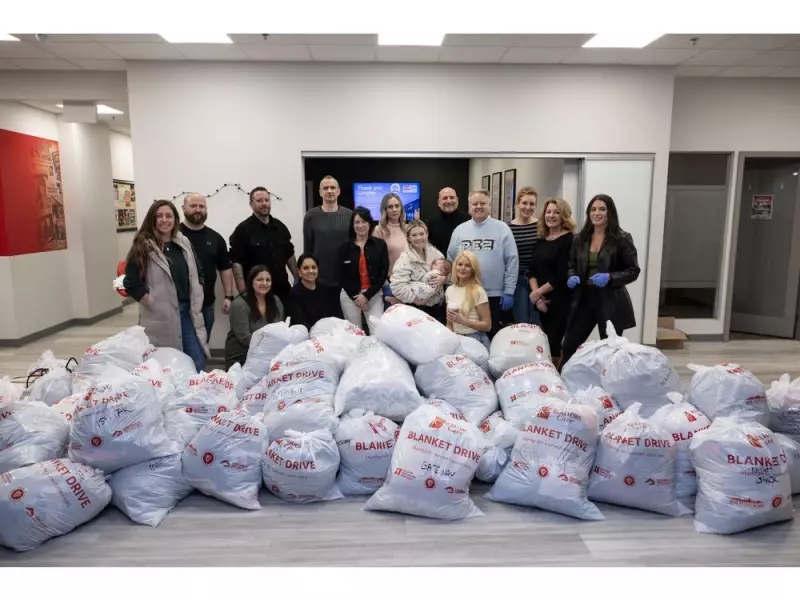 Fraser Valley REALTORS® Collect 900+ Bags for 31st Annual Blanket Drive