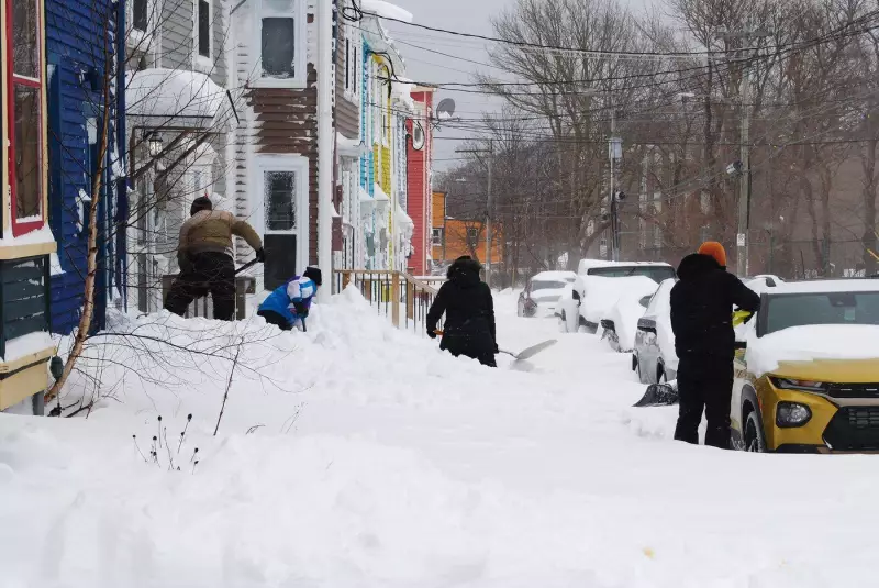 Freezing Rain Threatens Maritimes as Newfoundland Digs Out from Snow
