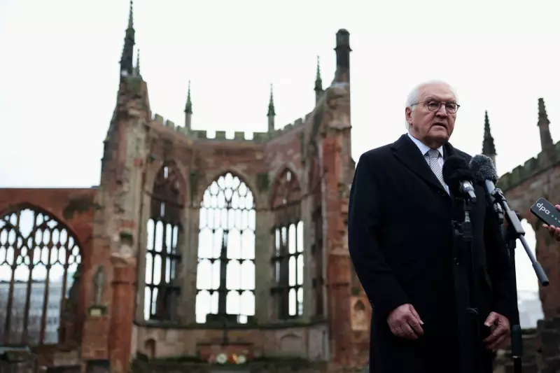 German President Visits WWII Coventry Bombing Site Amid Russia Tensions