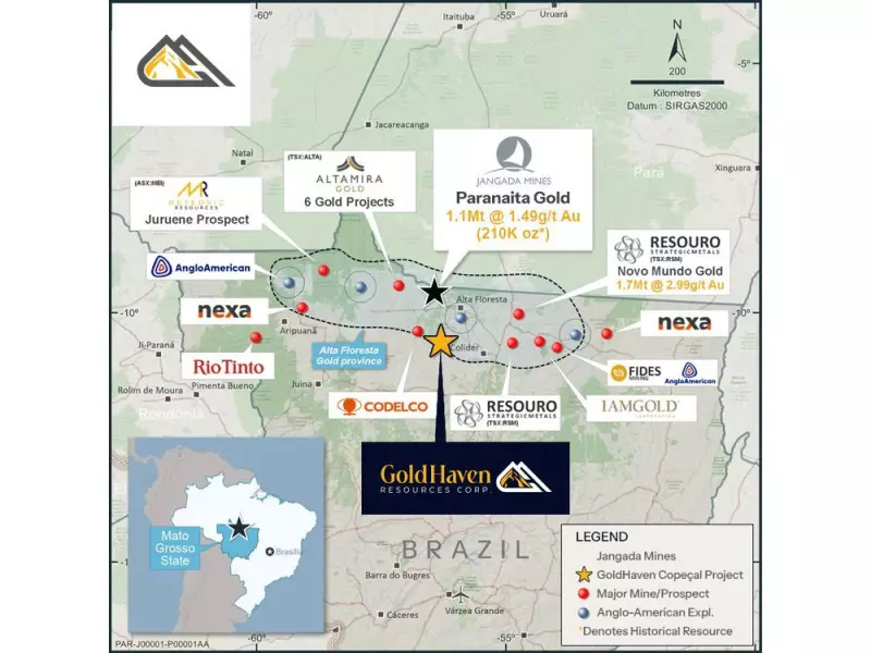 GoldHaven Completes Inaugural 1,085m Drill Program at Copeçal, Hits Sulphides
