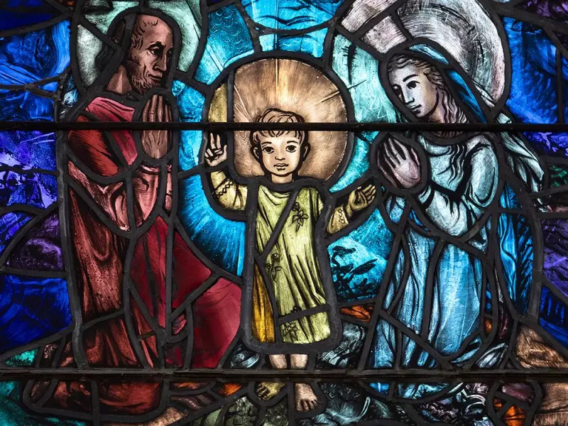 Holy Family Window in Leith Church Honors Tom Thomson's Legacy