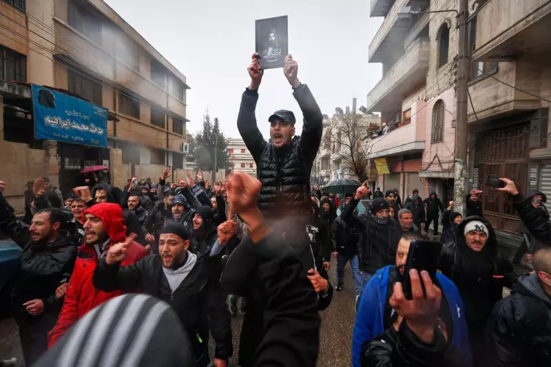 Hundreds Mourn in Homs After Deadly Mosque Bombing on December 27