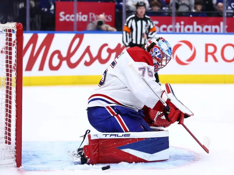 Jakub Dobes Shines as Canadiens End 11-Game Losing Streak in Toronto with Shootout Win