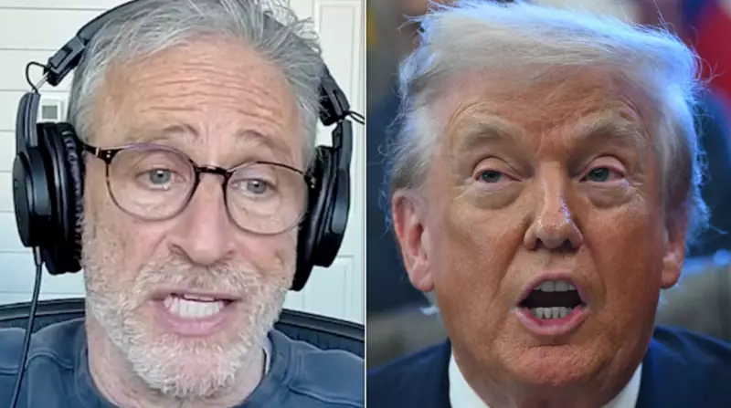 Jon Stewart Slams Trump's 'Law and Order' Talk After Cocaine Trafficker Pardon