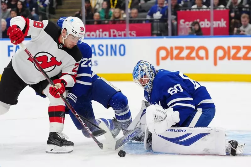 Joseph Woll's 33-Save Shutout Leads Maple Leafs to 4-0 Victory Over Devils