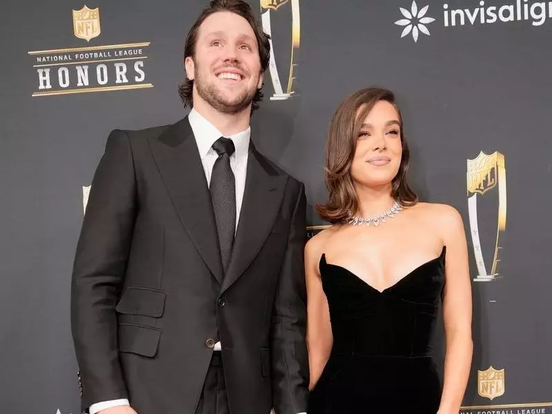 Josh Allen & Hailee Steinfeld Gift Bills O-Line a Quarter Cow for Christmas