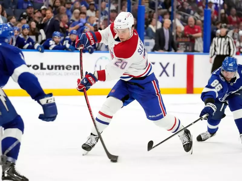 Juraj Slafkovsky Named NHL's Third Star After Electrifying Week for Canadiens