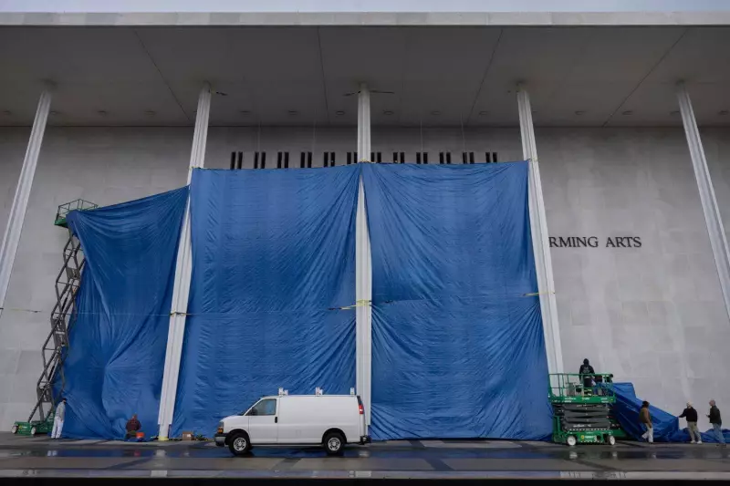 Kennedy Center Begins Adding Trump's Name to Building in Washington