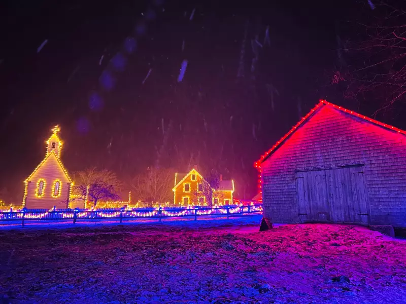 Kings Landing Illuminates Christmas with New Light Event in New Brunswick