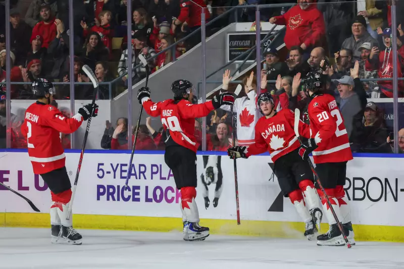 Kitchener's The Aud Erupts as Fans Cheer Team Canada Before 2026 World Juniors