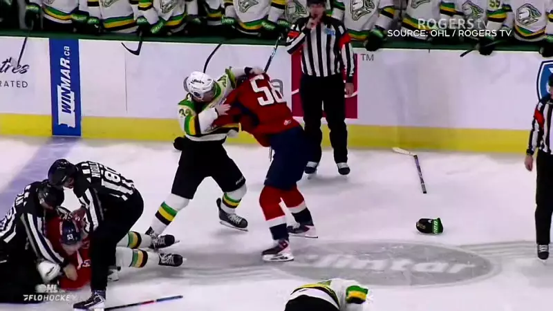 Knights Fall to Spitfires in Heated Windsor OHL Clash