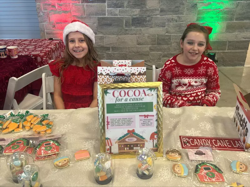 LaSalle Community Rallies with Hot Cocoa Stand for 11-Year-Old Battling Cancer