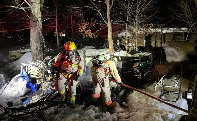 Late-Night Shed Fire in Bala Causes $10K in Damages, Firefighters Respond