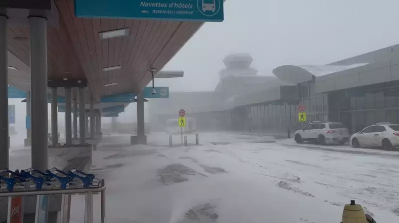 Major Snowstorm Paralyzes Saskatoon Airport, Disrupts Travel Across Saskatchewan