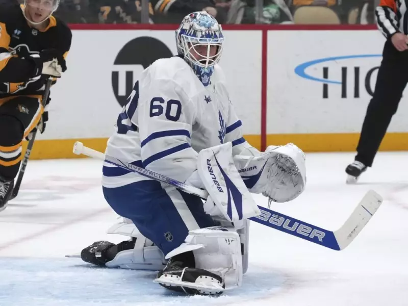Maple Leafs' Joseph Woll Exits Game with Lower-Body Injury, Adding to Goalie Woes