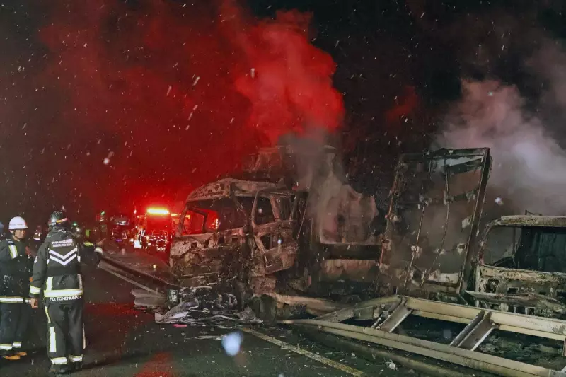 Massive Highway Crash in Japan Kills 1, Injures 26 Amid Holiday Snowstorm