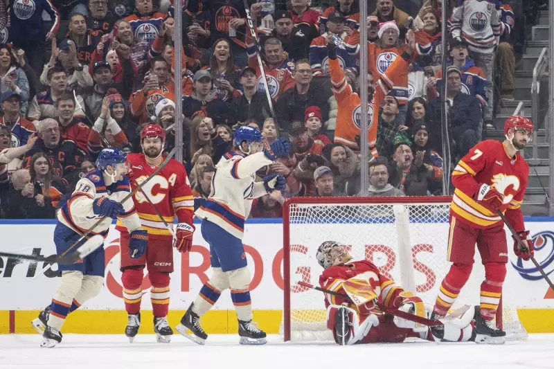 McDavid, Draisaitl Lead Oilers to 5-1 Victory Over Flames in Battle of Alberta