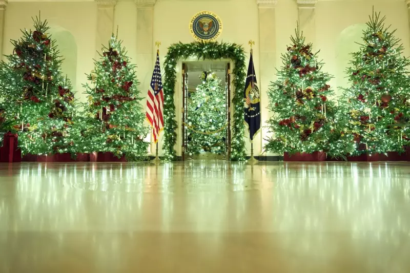 Melania Trump Unveils 2025 White House Christmas Decor with 'Home Is Where the Heart Is' Theme