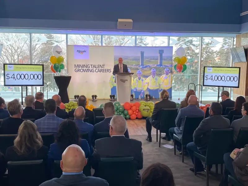 Mosaic Invests $4 Million to Develop Saskatchewan Mining Workforce