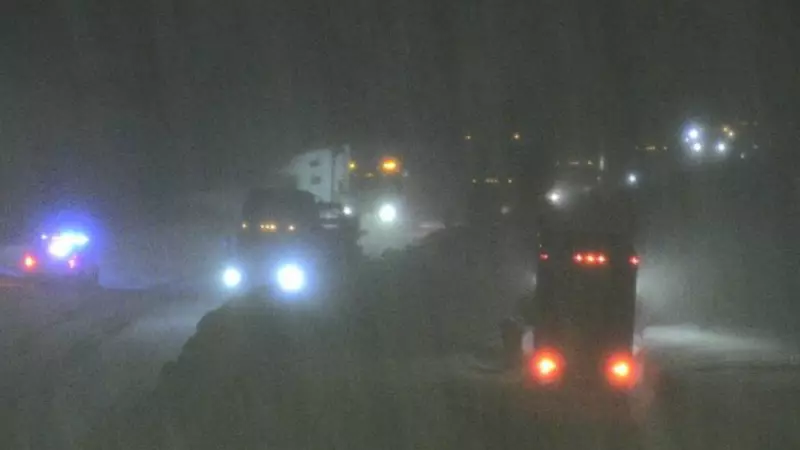 Multiple Crashes Force Closure of Snow-Covered Coquihalla Highway