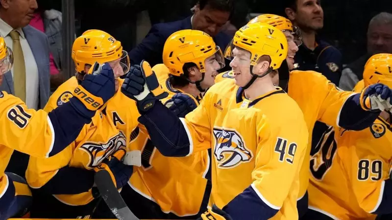 Nashville Predators Dominate Calgary Flames 5-1 as Rookies Schaefer, Kemell Score First NHL Goals
