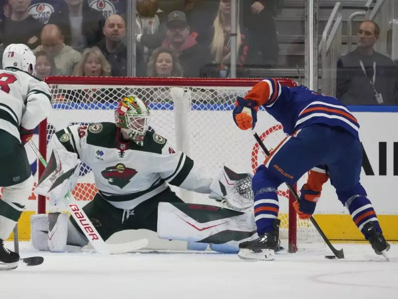Oilers Shut Out 1-0 by Wallstedt's Stellar Goaltending in Tight Loss to Wild