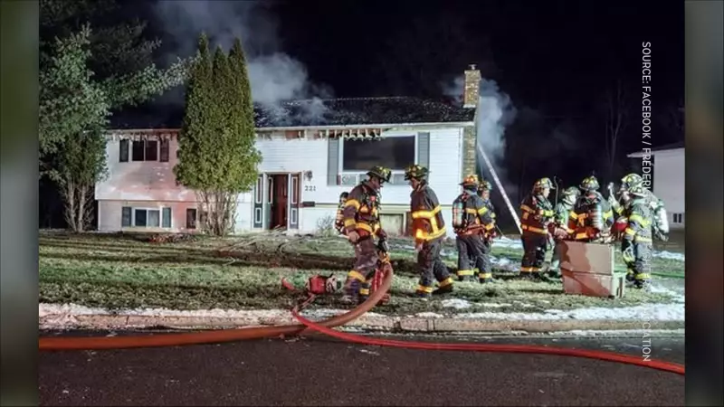 One Person Dead in Fredericton House Fire on Christmas Eve